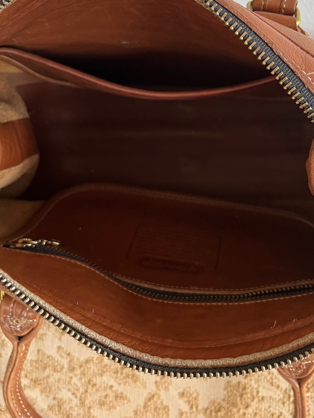 Vintage COACH Broadway Satchel 9891 British Tan Leather - Picture 10 of 10